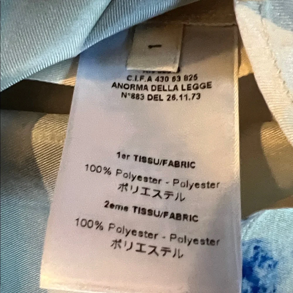 Cotelac Blue and White tie-dye top - Picture 3 of 4